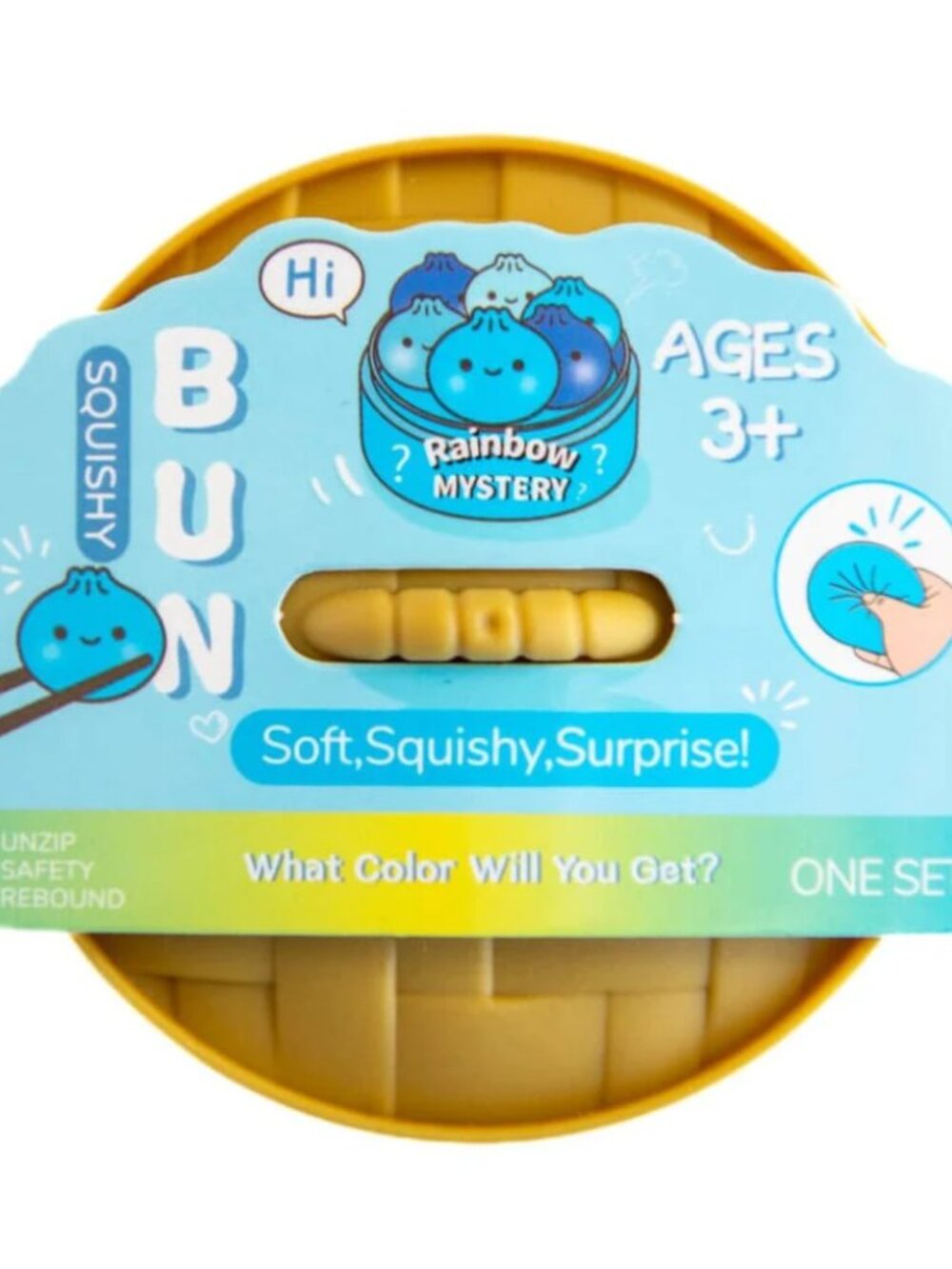 Official Crazy Fun / RMS Rainbow Mystery Squishy Bun (Classic Steamer Series)